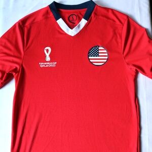 USA Men's FIFA World Cup Primary Classic Short Sleeve Jersey Red Men's Small